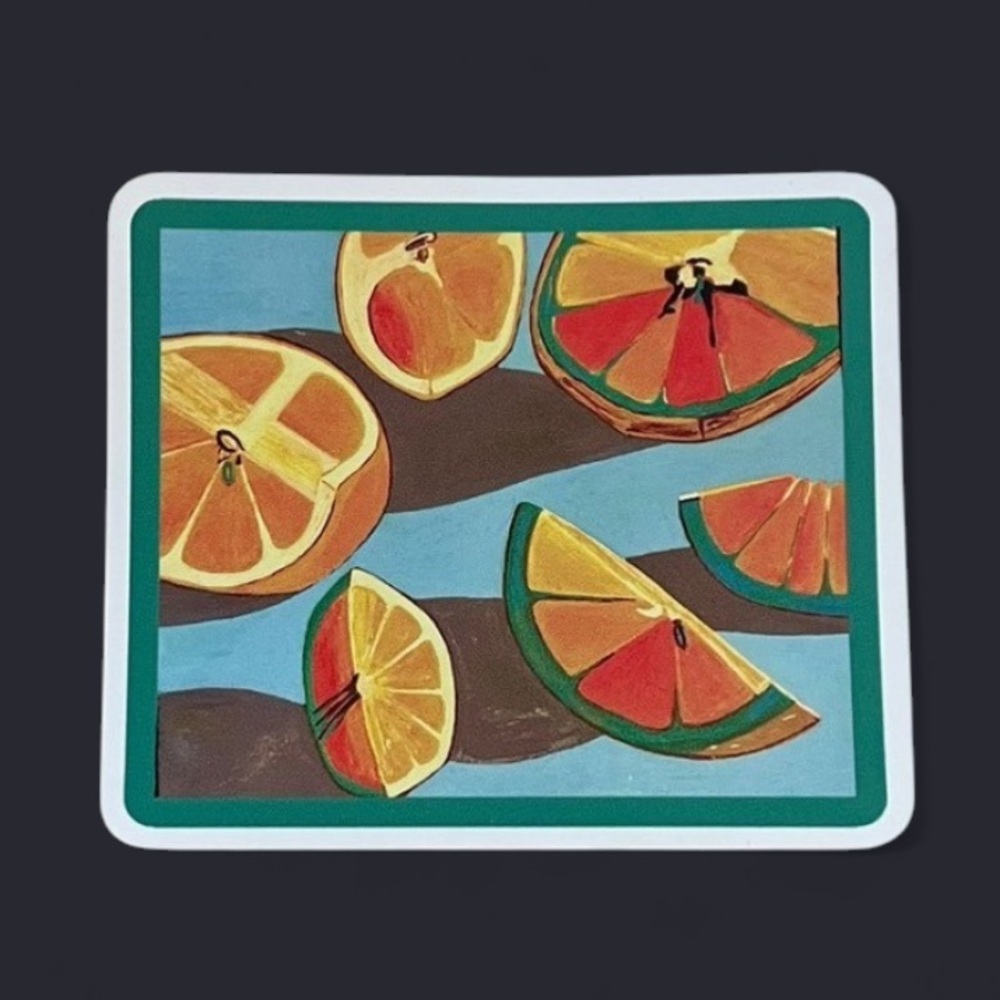 “Still Life with Orange Slices” 
Magnet Art